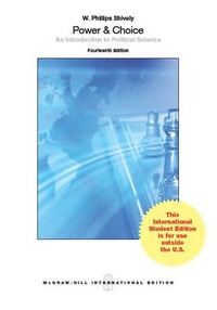 Enlarge image Cover: Power & Choice: An Introduction to Political Science (Int'l Ed) - McGraw-Hill Education
