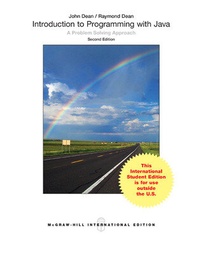 Enlarge image Cover: Introduction to Programming with Java: A Problem Solving Approach - McGraw-Hill Education