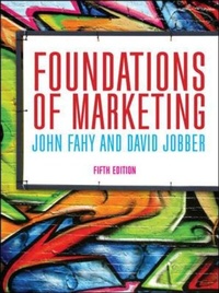 Enlarge image Cover: Foundations of Marketing - McGraw-Hill Inc.,US