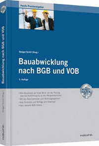 Abbildung von: Bauabwicklung nach BGB und VOB - Haufe-Lexware
