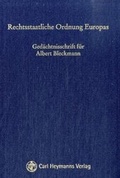 Cover: Rechtsstaatliche Ordnung Europas - Carl Heymanns Verlag