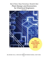 Enlarge image Cover: Plant Design and Economics for Chemical Engineers - McGraw Hill Higher Education