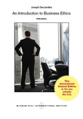 Cover: An Introduction to Business Ethics (Int'l Ed) - McGraw-Hill Education