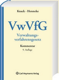 Abbildung von: Verwaltungsverfahrensgesetz (VwVfG) - Carl Heymanns Verlag