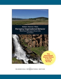 Enlarge image Cover: Managing Organizational Behavior: What Great Managers Know and Do (Int'l Ed) - McGraw Hill Higher Education