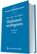 Cover: Heilmittelwerbegesetz - Carl Heymanns Verlag