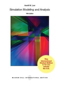 Cover: Simulation Modeling and Analysis (Int'l Ed) - McGraw-Hill Education