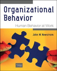 Enlarge image Cover: Organizational Behavior: Human Behavior at Work (Int'l Ed) - McGraw-Hill Education