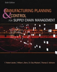 Enlarge image Cover: Manufacturing Planning and Control for Supply Chain Management - McGraw Hill Higher Education