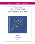 Cover: MP Applied Linear Regression Models-Revised Edition with Student CD (Int'l Ed) - McGraw-Hill Inc.,US