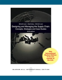 Abbildung von: Designing and Managing the Supply Chain 3e with Student CD - McGraw Hill Higher Education