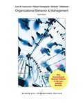 Cover: Organizational Behavior and Management - McGraw-Hill Education
