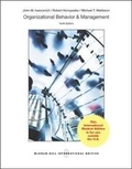 Cover: Organizational Behavior and Management - McGraw Hill Higher Education