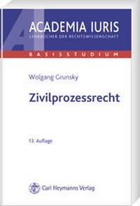 Abbildung von: Zivilprozessrecht - Carl Heymanns Verlag
