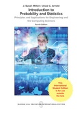 Cover: Introduction to Probability and Statistics: Principles and Applications for Engineering and the Computing Sciences (Int'l Ed) - McGraw Hill Higher Education