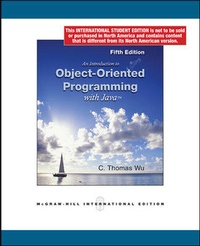 Enlarge image Cover: An Introduction to Object-Oriented Programming with Java (Int'l Ed) - McGraw Hill Higher Education