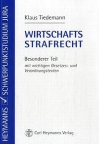 Abbildung von: Wirtschaftsstrafrecht - Carl Heymanns Verlag