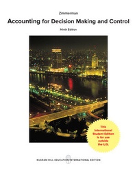 Enlarge image Cover: Accounting for Decision Making and Control - McGraw-Hill Education