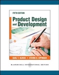 Cover: Product Design and Development (Int'l Ed) - McGraw Hill Higher Education