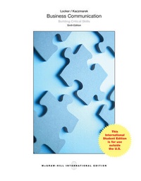 Enlarge image Cover: Business Communication: Building Critical Skills - McGraw-Hill Education