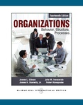 Cover: Organizations: Behavior, Structure, Processes - McGraw Hill Higher Education