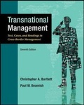 Cover: Transnational Management: Text, Cases and Readings in Cross-Border Management (Int'l Ed) - McGraw Hill Higher Education