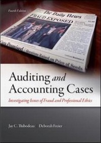 Enlarge image Cover: Auditing and Accounting Cases: Investigating Issues of Fraud and Professional Ethics - McGraw-Hill Professional