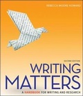 Cover: Writing Matters: A Handbook for Writing and Research (Comprehensive Edition with Exercises) - McGraw-Hill Professional