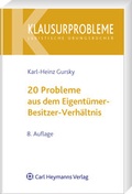 Cover: 20 Probleme aus dem Eigent&uuml;mer-Besitzer-Verh&auml;ltnis - Carl Heymanns Verlag