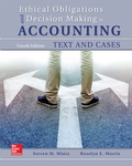 Cover: Ethical Obligations and Decision-Making in Accounting: Text and Cases - McGraw-Hill Education