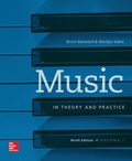 Cover: Music in Theory and Practice Volume 1 - McGraw Hill Higher Education