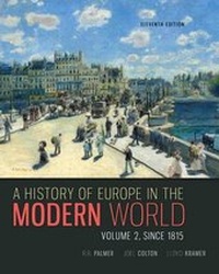 Enlarge image Cover: A History of Europe in the Modern World, Volume 2 - McGraw-Hill Inc.,US