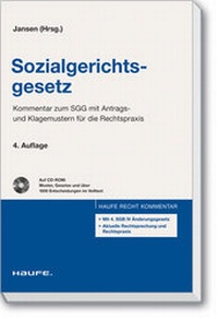Abbildung von: Sozialgerichtsgesetz - Haufe-Lexware