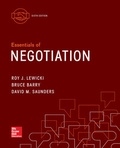 Cover: Essentials of Negotiation - McGraw Hill Higher Education
