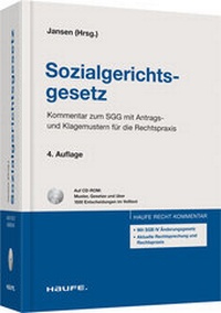 Abbildung von: Sozialgerichtsgesetz : SGG - Haufe-Lexware