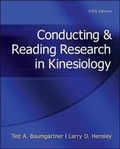 Cover: Conducting & Reading Research In Kinesiology - McGraw-Hill Professional