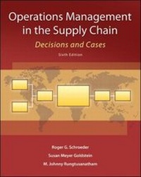 Enlarge image Cover: Operations Management in the Supply Chain: Decisions and Cases - McGraw-Hill Professional