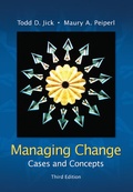 Cover: Managing Change: Cases and Concepts - McGraw-Hill Professional