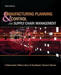 Cover: Manufacturing Planning and Control for Supply Chain Management - McGraw Hill Higher Education