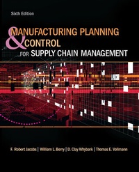 Enlarge image Cover: Manufacturing Planning and Control for Supply Chain Management - McGraw Hill Higher Education