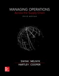 Cover: Managing Operations Across the Supply Chain - McGraw-Hill Education