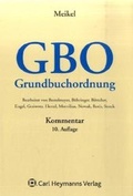 Cover: GBO - Grundbuchordnung - Carl Heymanns Verlag