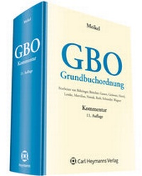 Abbildung von: GBO - Grundbuchordnung - Carl Heymanns Verlag