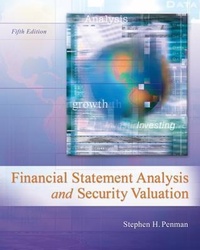 Enlarge image Cover: Financial Statement Analysis and Security Valuation - McGraw Hill Higher Education