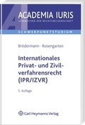 Cover: Internationales Privat- und Zivilverfahrensrecht (IPR/IZVR) - Carl Heymanns Verlag