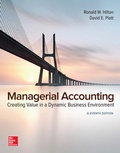 Cover: Managerial Accounting: Creating Value in a Dynamic Business Environment - McGraw-Hill Education