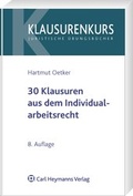 Cover: 30 Klausuren aus dem Individualarbeitsrecht - Carl Heymanns Verlag