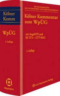 Abbildung von: Kölner Kommentar zum Wertpapiererwerbs- und Übernahmegesetz - Carl Heymanns Verlag