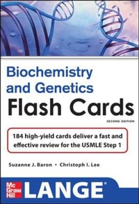 Enlarge image Cover: Lange Biochemistry and Genetics Flash Cards 2/E - McGraw-Hill Medical