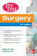 Cover: Surgery PreTest Self-Assessment and Review, Thirteenth Edition - McGraw-Hill Medical
